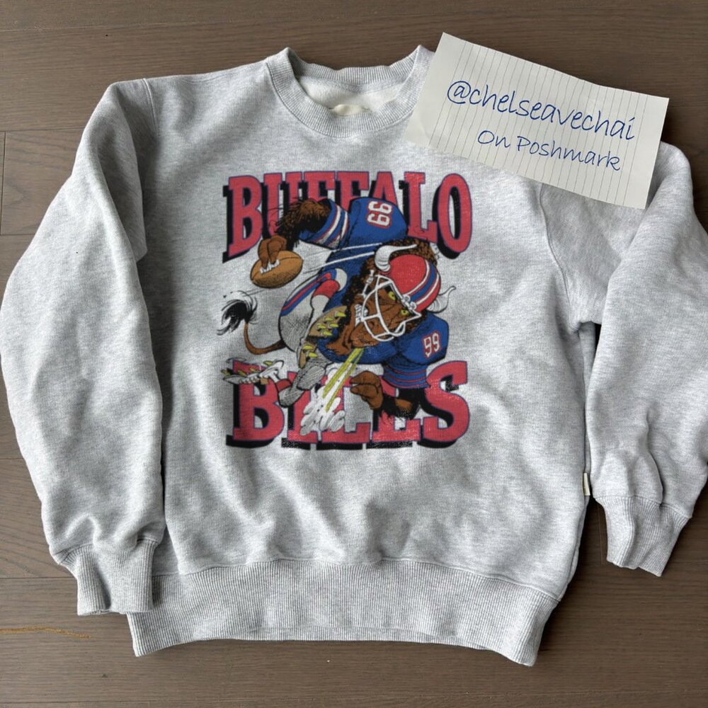 Vintage Buffalo Bills Mascot Football Sweatshirt, Buffalo Bills Men Women Shirt